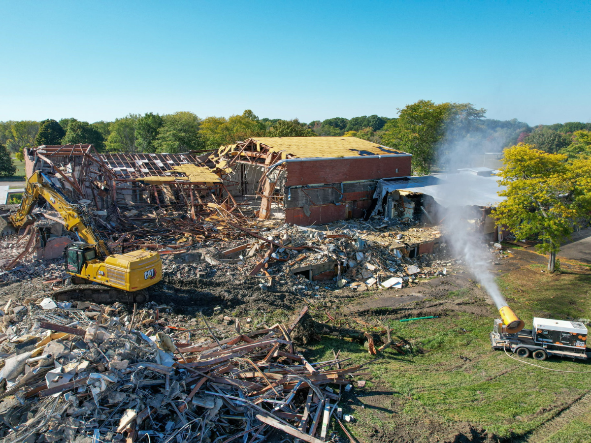 demolition near occupied buildings